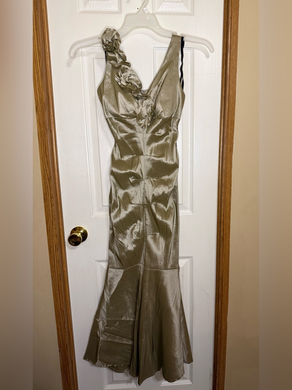 Vintage Mermaid Gown - Champagne